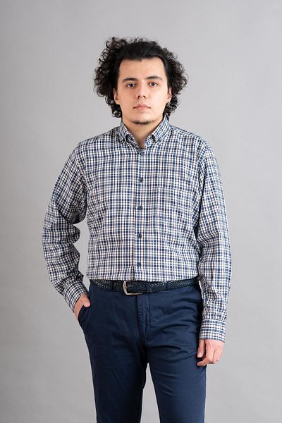AKÇAYLAR Мъжка сезонна риза Mugi Pocket Casual Cut