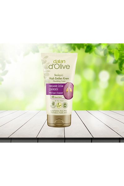 Dalan D'olive Organic Tube Cream Grape Seed - 60 ml 1 Piece