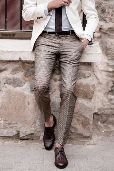 Sır Checked Trousers