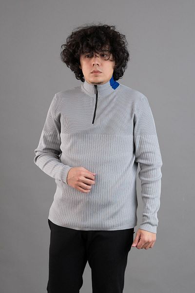 AKÇAYLAR Hanorac pentru bărbați cu guler cu fermoar Half Fisherman Lycra