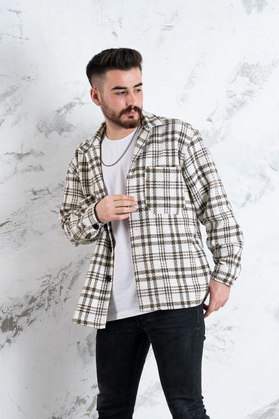 AKÇAYLAR Ανδρικό πουκάμισο Oversize καρό
