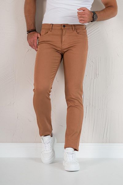 AKÇAYLAR Ανδρικό τζιν παντελόνι από βαμβάκι Lycra Regular Fit