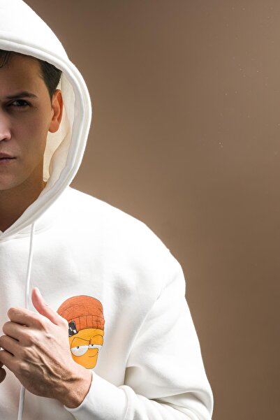 Blow Up Регулярний крій, капюшон, 3 нитки, товста підкладка з флісу, кишені-кенгуру, принт, чоловічий світшот