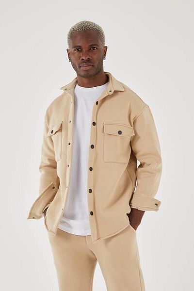 AKÇAYLAR Σετ αθλητικής φόρμας Regular Fit 3 Thread Inside Fleece Snap Closure με τσέπη και ελαστικά πόδια