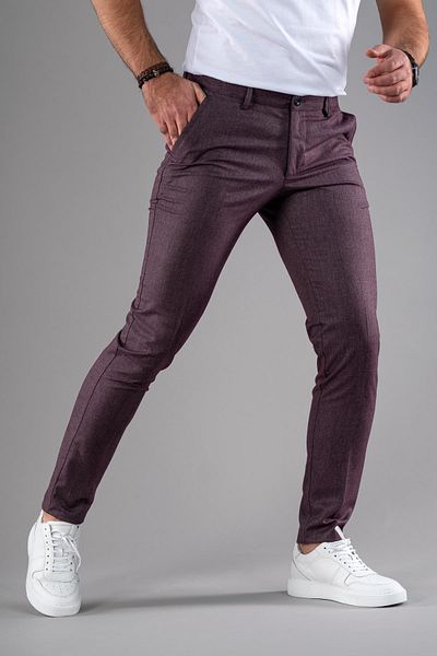 AKÇAYLAR Slimfit Winter Narrow Leg Men's Fabric Trousers