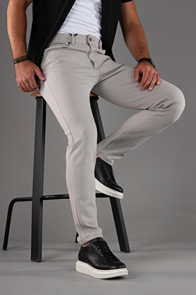 AKÇAYLAR Slimfit 5 кишень, вузькі штанини, без підкладки, сезонний матеріал, бавовняні чоловічі спортивні штани