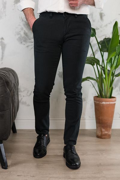 NOTRA Ανδρικό καλοκαιρινό παντελόνι Gabardine Chino Slimfit Skinny Leg