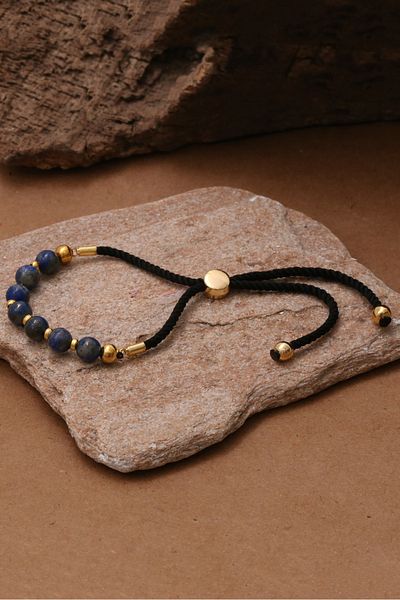 Dünya Doğal Taş Lapis Lazuli Stone Bracelet