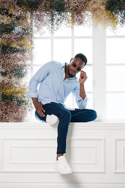 Paul Martin Мъжка лятна риза с дълъг ръкав Slim Fit от плат Seersucker