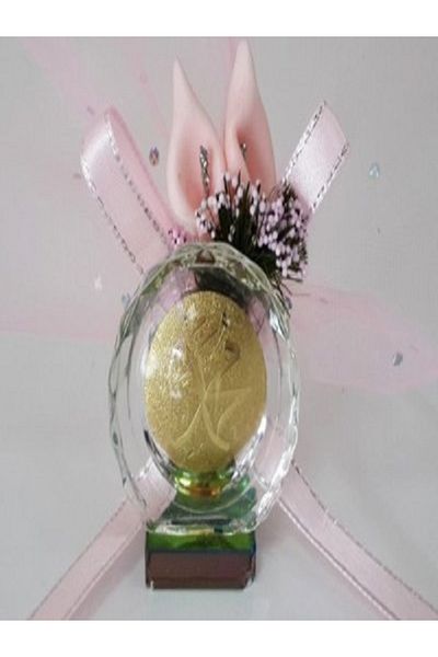 Kazanabil ROUND GLASS BABY AND MEVLUT CANDY PINK