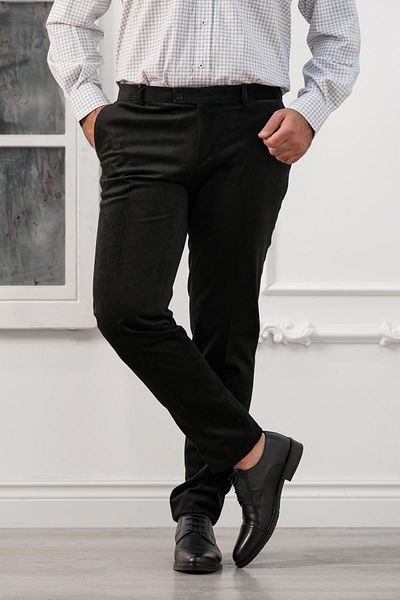 APARTRO Regular Fit Λεπτό Corduroy Παντελόνι με Πλαϊνή Τσέπη Παχύ ύφασμα βελούδο