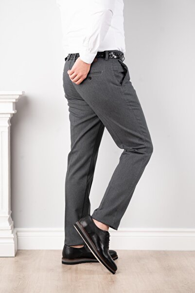 LUCCİO Luccio Regular Fit Kışlık Erkek Gabardin Pantolon