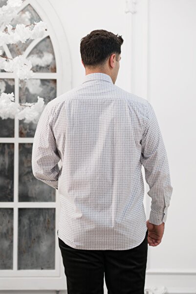ADVANTE Широкий і зручний крій, кишені, дрібна клітинка, класична чоловіча сорочка
