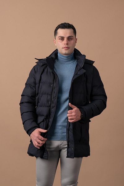 Sır Hooded (hood must be removed) Inflatable Men's Coat