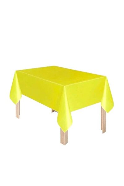 Bkmc غطاء طاولة بلاستيك أصفر