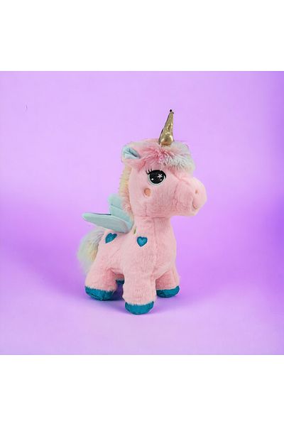 Neslico Unicorn 35cm Plush Four-Legged Winged Unicorn