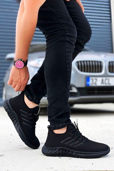 BIG KING Pantofi sport pentru bărbați cu dungi negre
