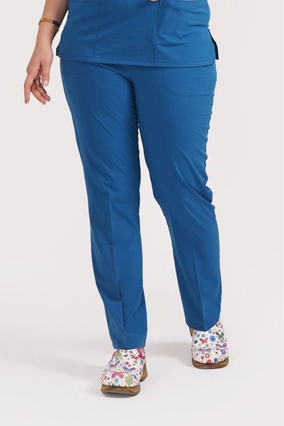 Class Üniforma Single Bottom Petrol Green Lycra Unisex Nurse and Doctor Uniform Pants Scrubs Pants Medical Uniform