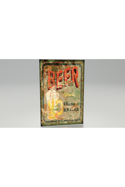 Hayat Poster decor de bar nostalgic învechit pictură bere poster retro din lemn