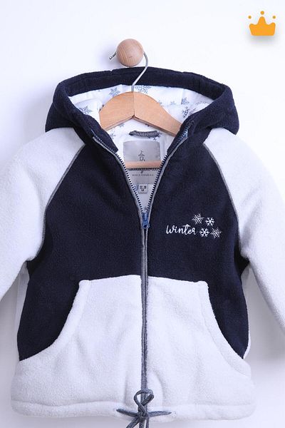 Babyhola 2.5 Tog Hooded Cotton Lining Baby Kids Fleece Coat 14141