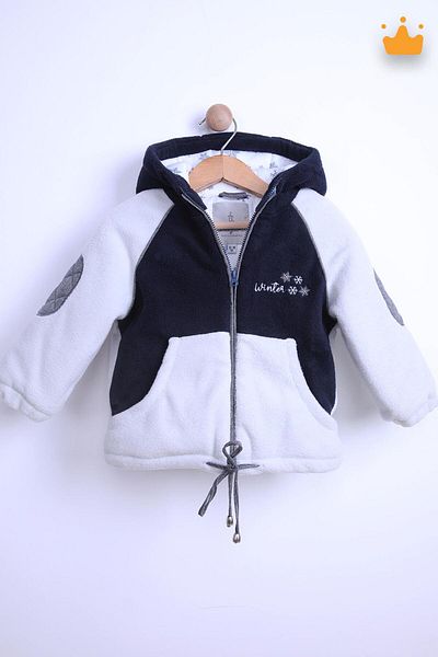Babyhola 2.5 Tog Hooded Cotton Lining Baby Kids Fleece Coat 14141