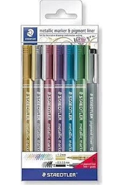 Staedtler MARKOR METALLIC 6 PIECES