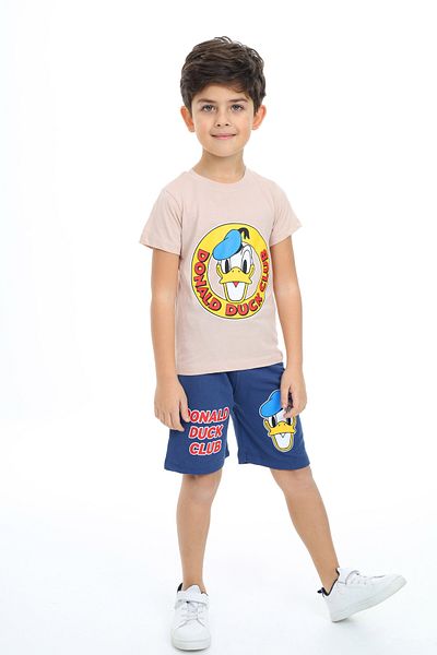 e-çocuk Donald Duck Printed Boys' Set - Top and Bottom Set 2017