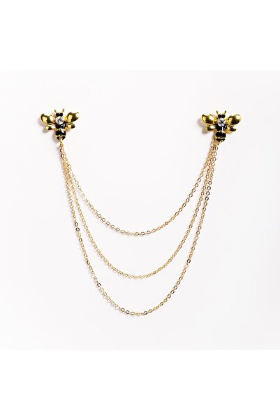 COOLMENCLUB Arı Figürlü Gömlek Yaka İğnesi