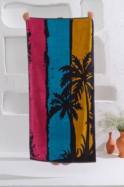Homelover 100% bumbac prosop de plajă de plajă 75x150