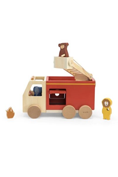 Trixie - CAMION DE POMPIERI DIN LEMN - AHŞAP İTFAİYE