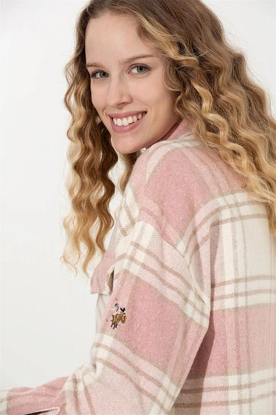 U.S. Polo Assn. Ροζ Γυναικείο Φόρεμα