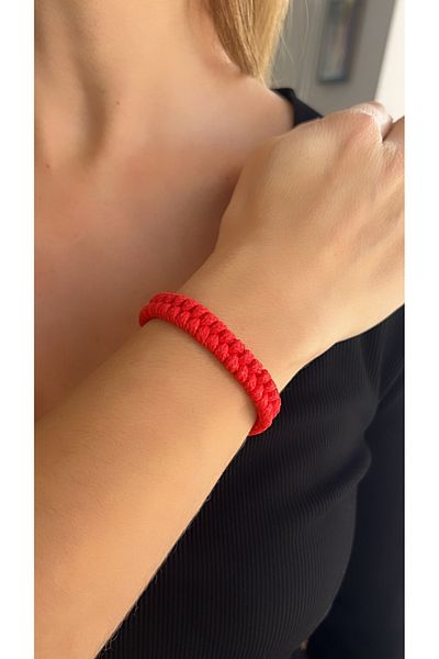 Kutcha Accessories Kutcha Women's Herringbone Handmade Knitted Bracelet