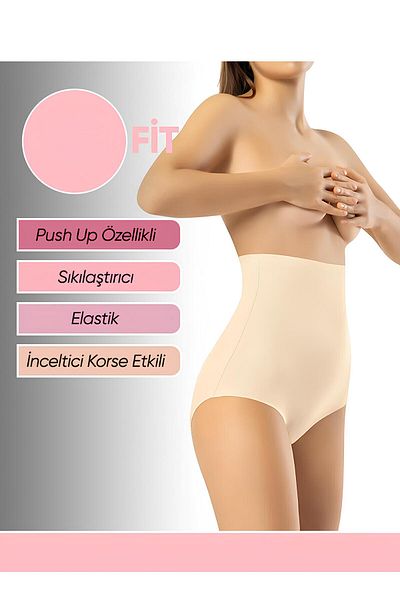 red iç giyim Private Model Laser Cut Waist Basen Recovery Thin High Waist Slip Corset Anti-Slip Silicone Skin