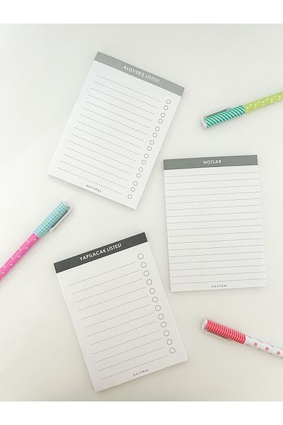 HAYYRAL HAYRALL 3-Piece Planner Notebook
