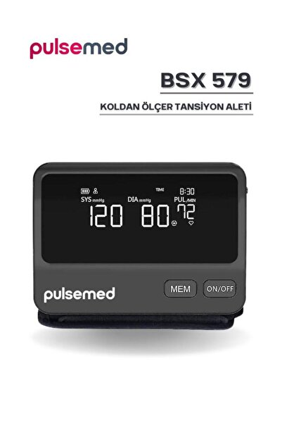 Pulsemed KOLDAN ÖLÇER KONUŞAN KABLOSUZ DOĞRUDAN MANŞET ÜZERİNE ENTEGRE TANSİYON ALETİ