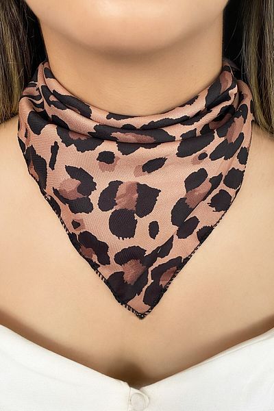 MsLena Butik Шал с леопардови шарки