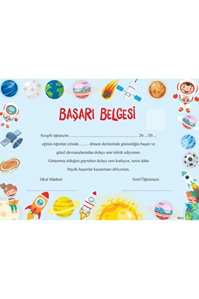 Bilgin Çocuk Yayınları Sertifikat o uspehu iz vrtića i osnovne škole - Debeli...