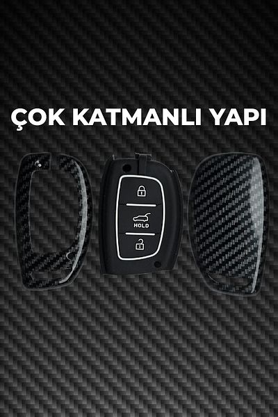 C9 Hyundai Compatible Carbon Metal Key Case