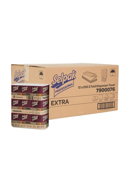 Selpak Professional Ext.z Katlama Havlu Peçete 12*200 Lü 1 koli