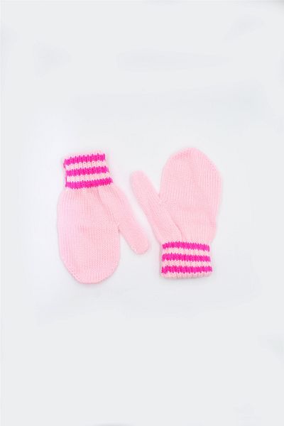 cappello Pink Knitwear Baby Girl Gloves - 0-24 Months Capkbyer02