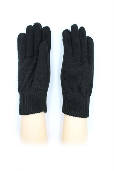 cappello Ceppello Black Knitwear Women's Gloves Cap83600r01