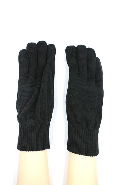 cappello Ceppello Black Knitwear Men's Gloves Capeftzr01