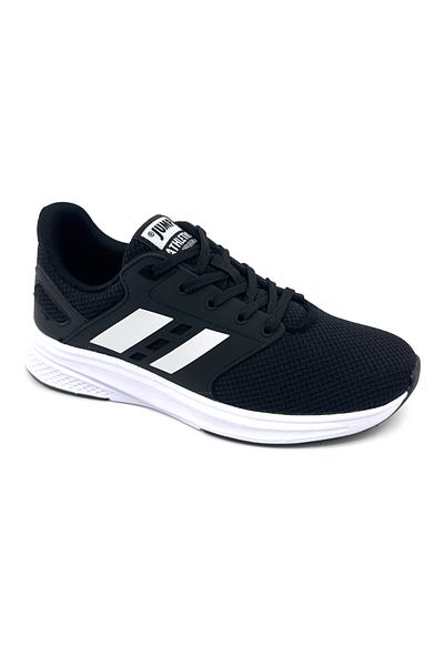 Jump 29964 Black and White Orthopedic Unisex Running and Walking Shoes