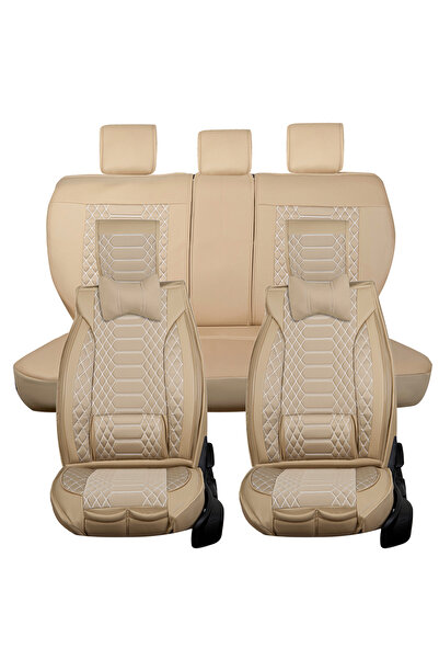 Stil ميتسوبيشي L200 2006-2014 متوافق مع اللون البيج الملكي غطاء مقعد السيارة ...