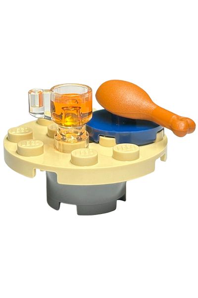 LEGO Micro Builds - Harry Potter (Day 18) - Table with Butterbeer and Drumstick