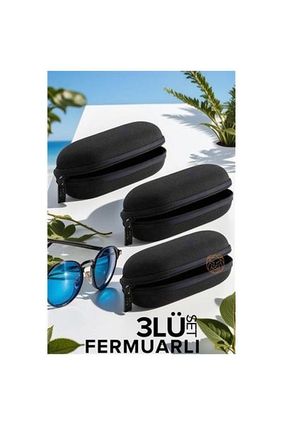 ModaCar TransForMacion 3-Piece Zippered Glasses Container Set Swieca Design719658