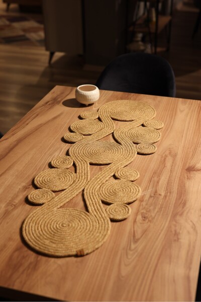 jute craft ديكور ذهبي اللون كايلا موديل أمريكي للخدمة