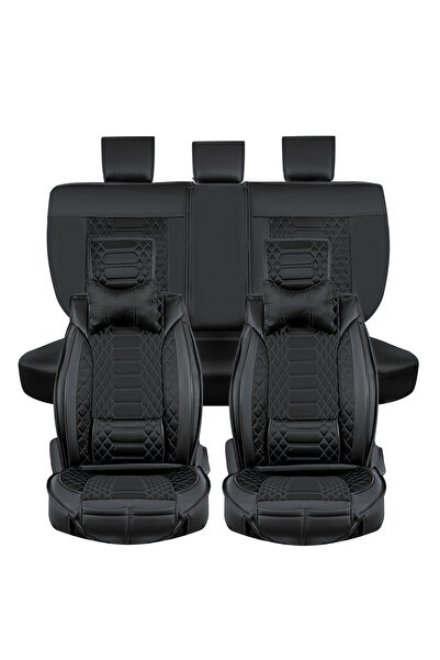 Stil لسيارة رينج روفر سبورت 2010-2013 متوافقة مع اللون الأسود الملكي غطاء مقعد السيارة الأمامي الخلفي