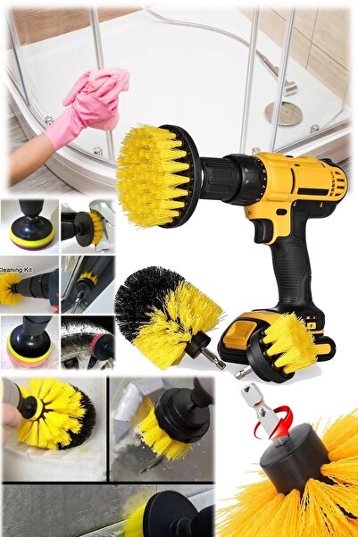CNGZSHOP 3 قطعة فرشاة مثقاب جودة كابينة الاستحمام دوامة الحمام الحنفية حوض ال...
