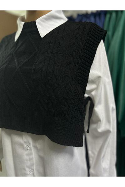 deywearst Side Tie Knitted Sweater